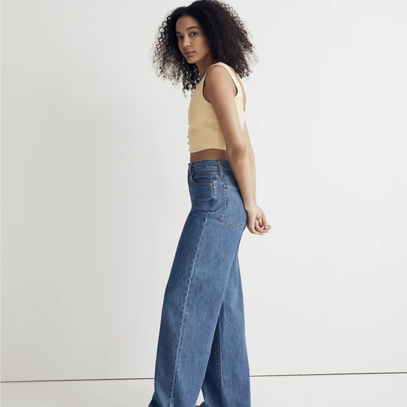 Madewell 100% linen crop vest - Picture 2 of 6